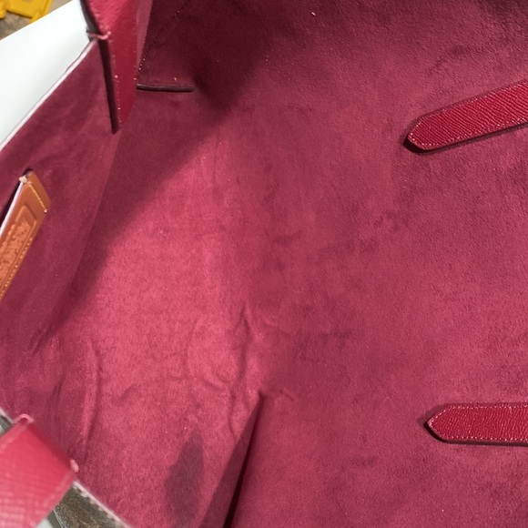 Limited Edition Coach Signature Rexy Carriage Print Highline Tote Rainbow Rare - Picture 11 of 14